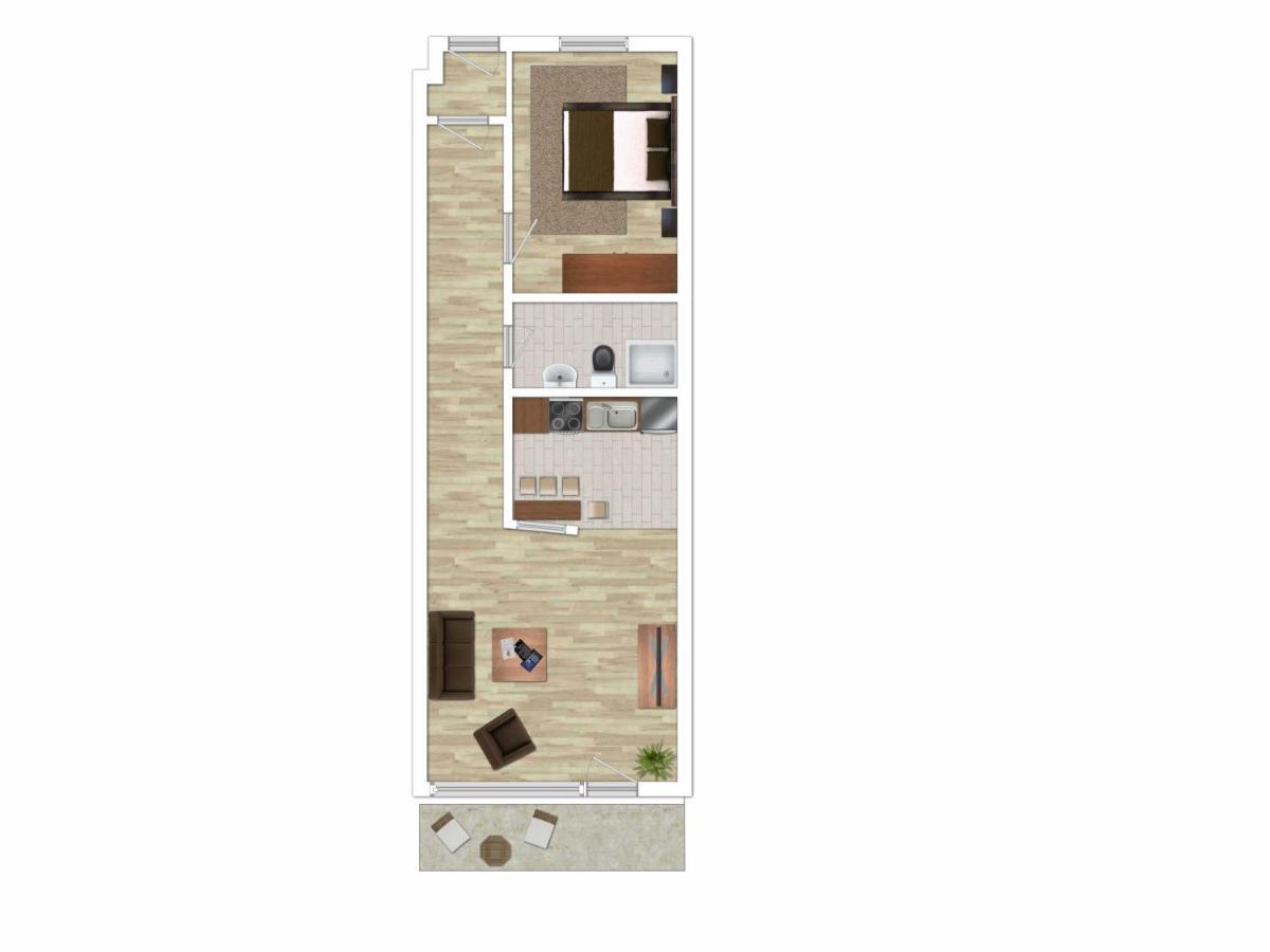 Wohnung 13, 2 Raum Wohnung Im Haus Pacific Mit Seesicht Cuxhaven Exterior photo
